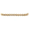 Online Gouden tennisarmband met diamant 14 krt Armbanden Met Edelsteen