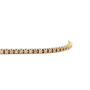 Fashion Gouden tennisarmband met diamant 14 krt Armbanden Met Edelsteen