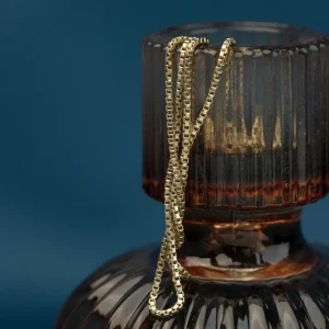 Sale Gouden venetiaan collier 14 krt Lengtecolliers