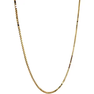 Online Gouden venetiaan collier 14 krt Lengtecolliers