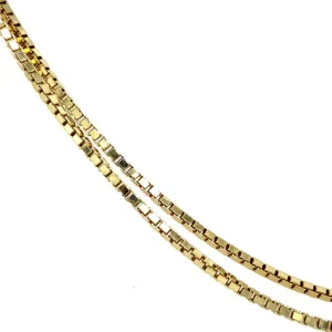 Clearance Gouden venetiaan collier 14 krt Lengtecolliers