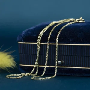 Fashion Gouden venetiaan lengtecollier 14 krt Lengtecolliers