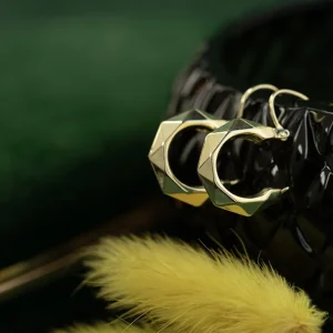 Fashion Gouden vissers oorbellen 14 krt Oorringen