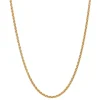 Online Gouden vossenstaart collier 14 krt Lengtecolliers
