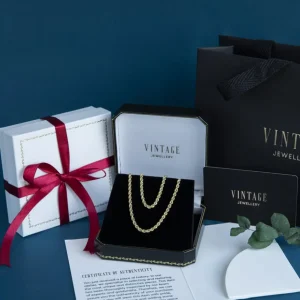 Online Gouden vossenstaart collier 14 krt Lengtecolliers