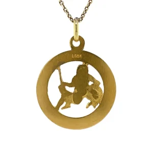 Online Gouden waterman hanger 18 krt Gouden Hangers
