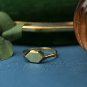 Sale Gouden zegelring 14 krt Gouden Ringen