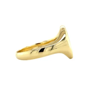 Best Gouden zegelring met gravure 14 krt Gouden Ringen