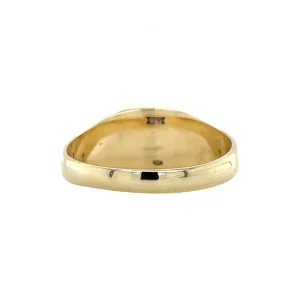 New Gouden zegelring met gravure 14 krt Gouden Ringen