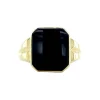 Best Gouden zegelring met onyx 14 krt Ringen Met Edelsteen