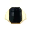 Sale Gouden zegelring met onyx 14 krt Ringen Met Edelsteen