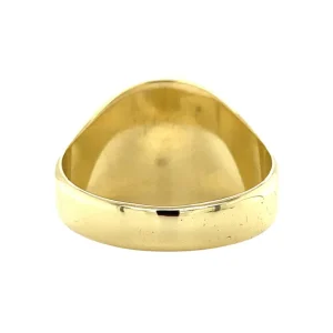 Clearance Gouden zegelring met onyx 14 krt Ringen Met Edelsteen