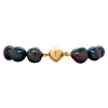 Clearance Parel armband met gouden sluiting 14 krt Armbanden Met Edelsteen