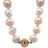 Discount Parel collier met een gouden sluiting 14 krt Kettingen Met Edelsteen