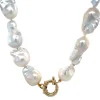 New Parel collier met gouden sluiting 14 krt Kettingen Met Edelsteen