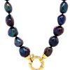 Clearance Parel collier met gouden sluiting 14 krt Kettingen Met Edelsteen