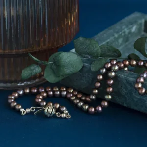 New Parel collier met gouden sluiting 14 krt Kettingen Met Edelsteen