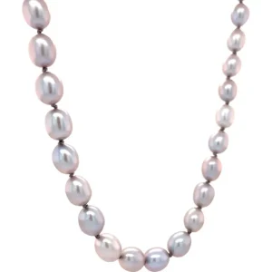 New Parel collier met gouden sluiting 14 krt Kettingen Met Edelsteen