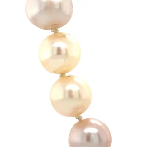 New Parel collier met gouden sluiting 14 krt Kettingen Met Edelsteen