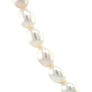 New Parel collier met gouden sluiting 14 krt Kettingen Met Edelsteen