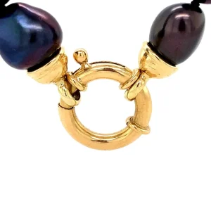 Clearance Parel collier met gouden sluiting 14 krt Kettingen Met Edelsteen