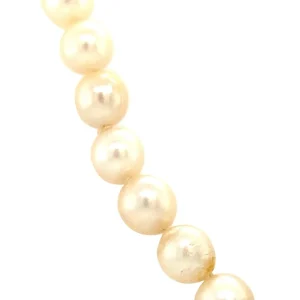 Discount Parel collier met witgouden sluiting met robijn 14 krt Kettingen Met Edelsteen