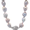 Fashion Parel collier met zilveren sluiting 925 Kettingen Met Edelsteen