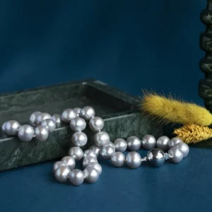 Fashion Parel collier met zilveren sluiting 925 Kettingen Met Edelsteen