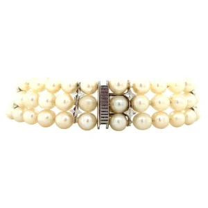 Sale Parelarmband met gouden sluiting 14 krt Armbanden Met Edelsteen