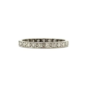 Clearance Platina alliance ring met diamant 950 Diamanten Ringen
