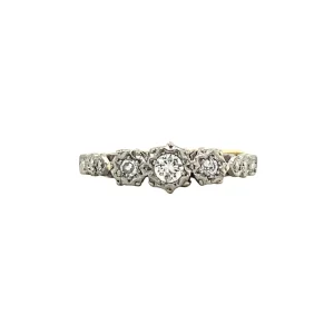 Hot Rijring met diamant 9 krt Diamanten Ringen