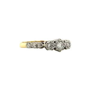 Hot Rijring met diamant 9 krt Diamanten Ringen