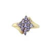 Hot Ring met tanzaniet en diamant 9 krt Diamanten Ringen | Ringen Met Edelsteen