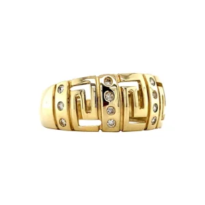Fashion Ring met zirkonia 12 krt Ringen Met Edelsteen