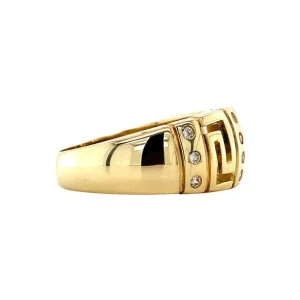 Fashion Ring met zirkonia 12 krt Ringen Met Edelsteen