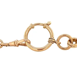 Online Roségouden fantasie armband 14 krt Gouden Armbanden