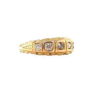 New Roségouden ring met diamant 14 krt Diamanten Ringen