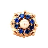 New Roségouden ring met parel en spinel 14 krt Ringen Met Edelsteen