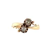 Best Roségouden ring met roosdiamant 14 krt Diamanten Ringen