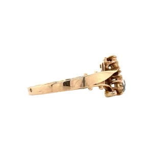 Best Roségouden ring met roosdiamant 14 krt Diamanten Ringen
