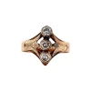 Discount Roségouden ring met zirkonia 14 krt Ringen Met Edelsteen