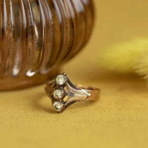 Discount Roségouden ring met zirkonia 14 krt Ringen Met Edelsteen