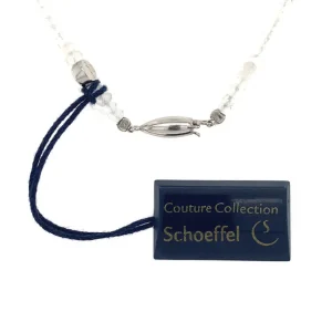 Sale Schoeffel collier met maansteen en parel 18 krt/925 Kettingen Met Edelsteen