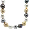 Clearance Schoeffel parel collier met diamant 18 krt Kettingen Met Edelsteen