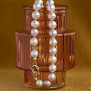 Sale Schoeffel parel collier met gouden sluiting 14 krt Kettingen Met Edelsteen