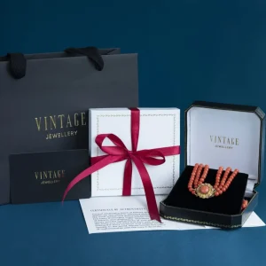 Discount Smaragd collier met bloedkoraal 14 krt Kettingen Met Edelsteen