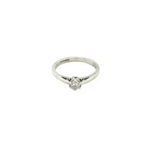 New Solitair ring met diamant 9 krt Diamanten Ringen