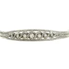 Sale WItgouden armband met diamant 14 krt Armbanden Met Edelsteen