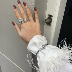 Discount Witgouden armband met diamant 18 krt Armbanden Met Edelsteen