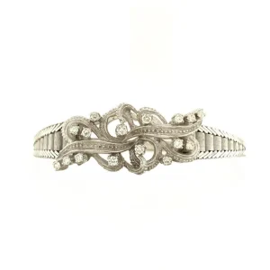 Discount Witgouden armband met diamant 14 krt Armbanden Met Edelsteen